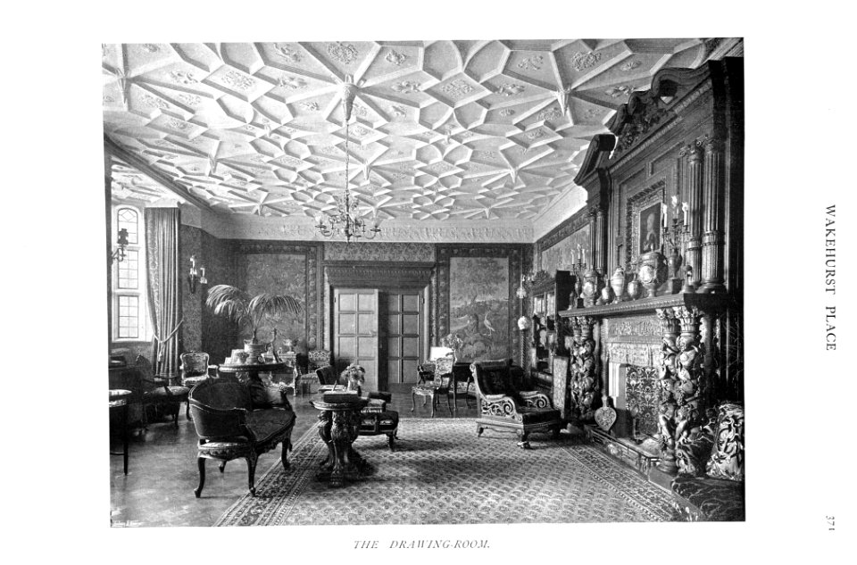 In English Homes Vol 1 Wakehurst Place Sussex the drawing room 31295001575223 0384