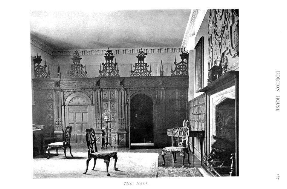 In English Homes Vol 2 Dorton House Buckinghamshire the hall 31295007279283 0318