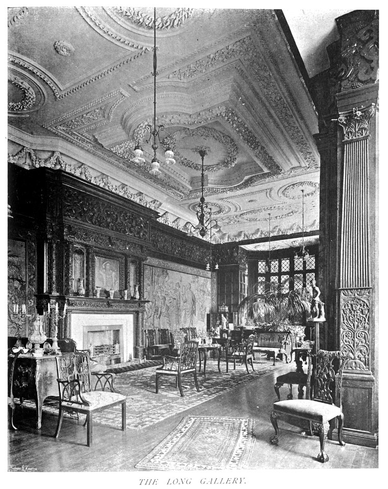 In English Homes Vol 1 Westwood Park Worcestershire the long gallery 31295001575223 0277