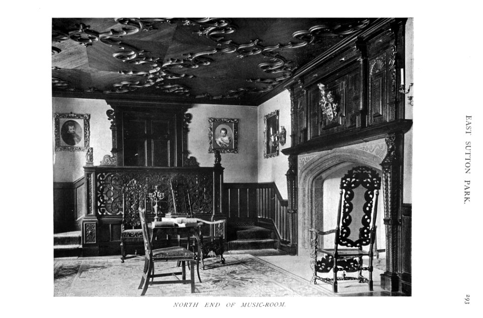In English Homes Vol 2 East Sutton Park Kent north end of music room 31295007279283 0324