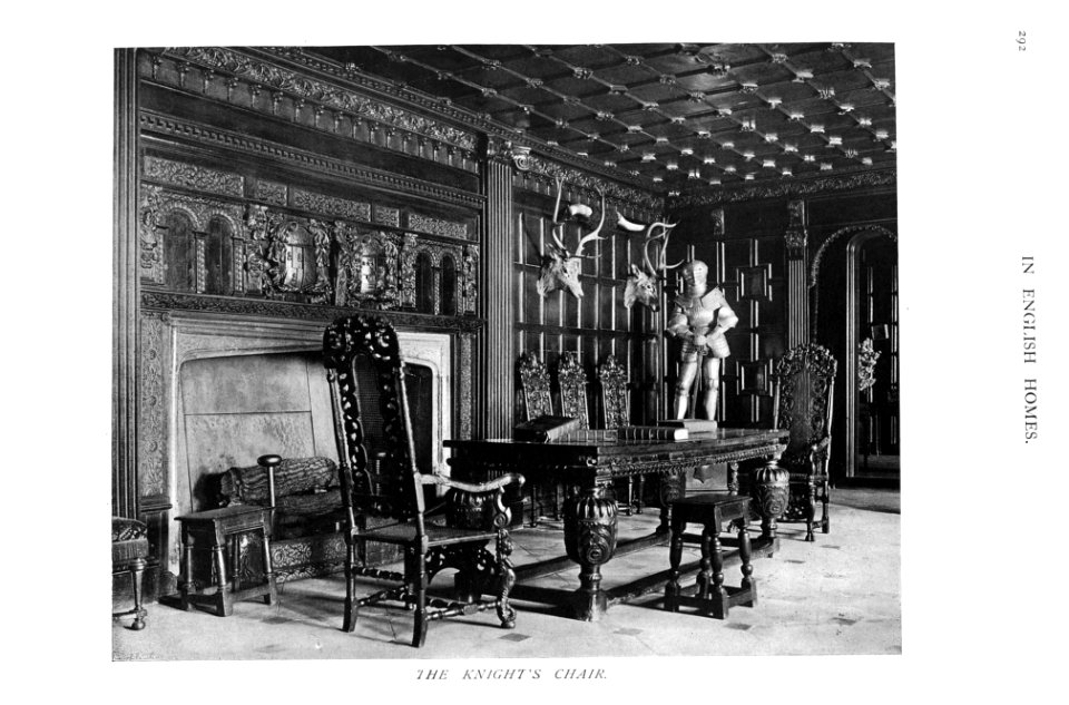 In English Homes Vol 2 East Sutton Park Kent the knights chair 31295007279283 0323