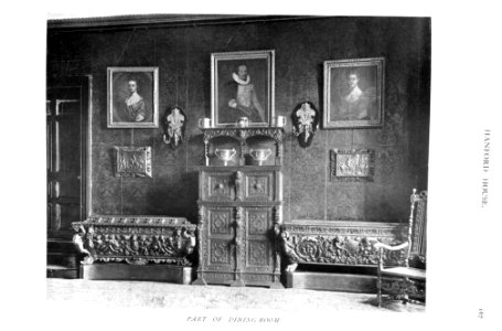 In English Homes Vol 2 Hanford House Dorset part of dining room 31295007279283 0201