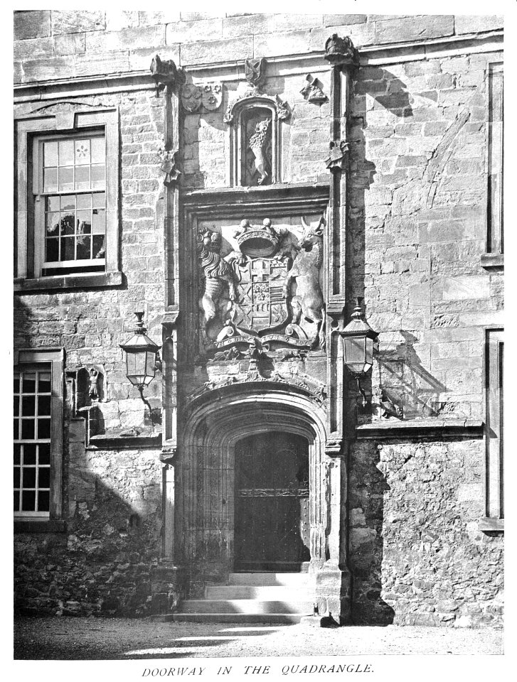 In English Homes Vol 2 Hornby Castle Yorkshire doorway in the quadrangle 31295007279283 0128