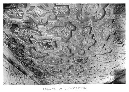 In English Homes Vol 2 Langleys Essex ceiling of dining room 31295007279283 0240