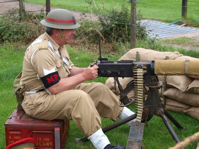 War gun army photo