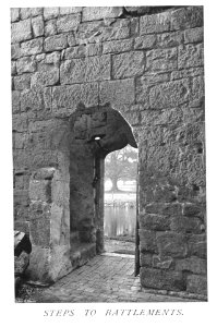 In English Homes Vol 2 Maxstoke Castle Warwickshire steps to battlements 31295007279283 0050