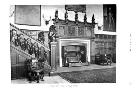 In English Homes Vol 2 Methley Hall Yorkshire foot of the stairway 31295007279283 0213