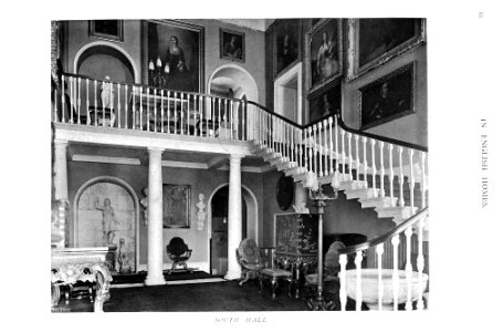In English Homes Vol 2 Hornby Castle Yorkshire south hall 31295007279283 0121