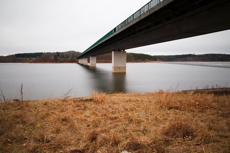Lake river bridge photo