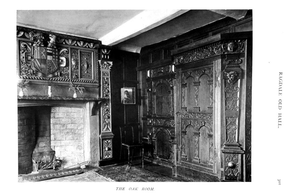 In English Homes Vol 2 Ragdale Old Hall Leicestershire the oak room 31295007279283 0331