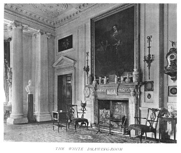 In English Homes Vol 2 Newburgh Priory Yorkshire the white drawing room 31295007279283 0372