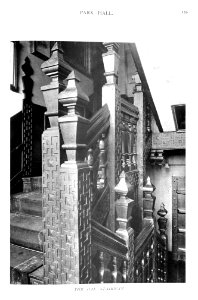 In English Homes Vol 2 Park Hall Shropshire the oak stairway 31295007279283 0174