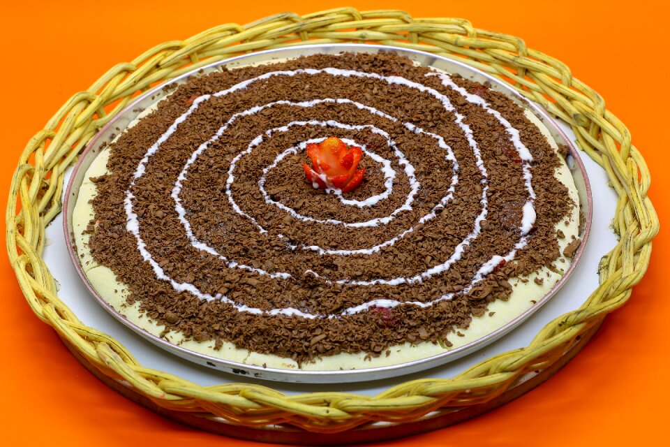 Chocolate sweet pizzeria