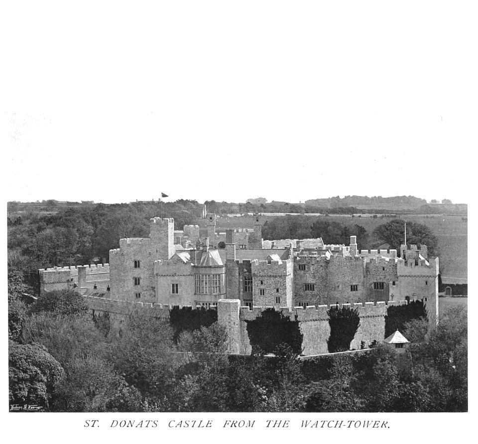 In English Homes Vol 2 St Donats Castle Glamorgan from the watch tower 31295007279283 0068