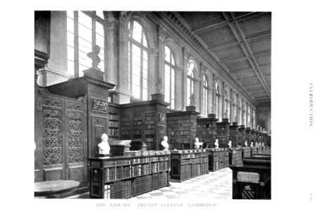 In English Homes Vol 3 The library Trinity College Cambridge 31295005735708 0027