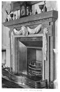 In English Homes Vol 3 Wolterton Hall Norfolk in the dining room 31295005735708 0398