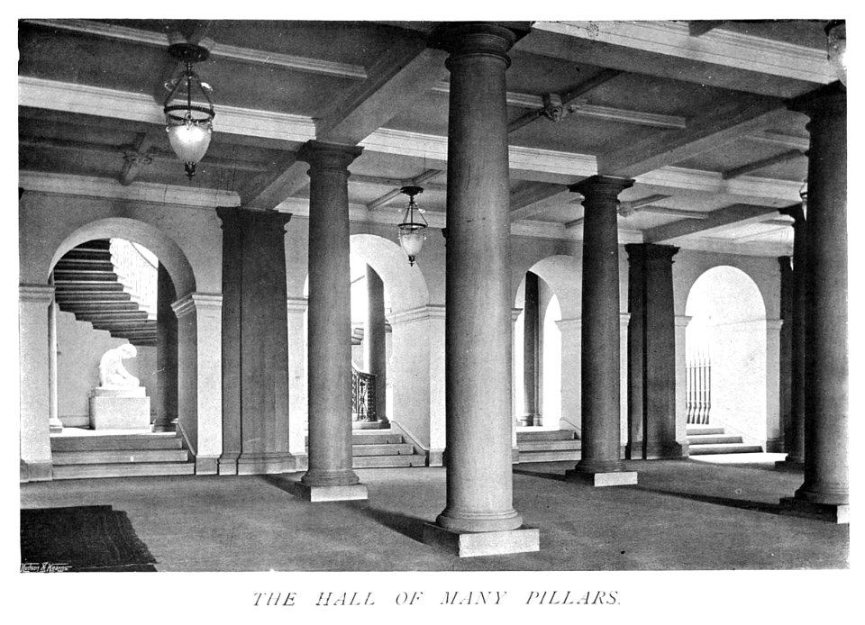 In English Homes Vol 3 Wentworth Woodhouse Yorkshire the hall of many pillars 31295005735708 0440