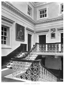 In English Homes Vol 3 Wolterton Hall Norfolk upper staircase 31295005735708 0397