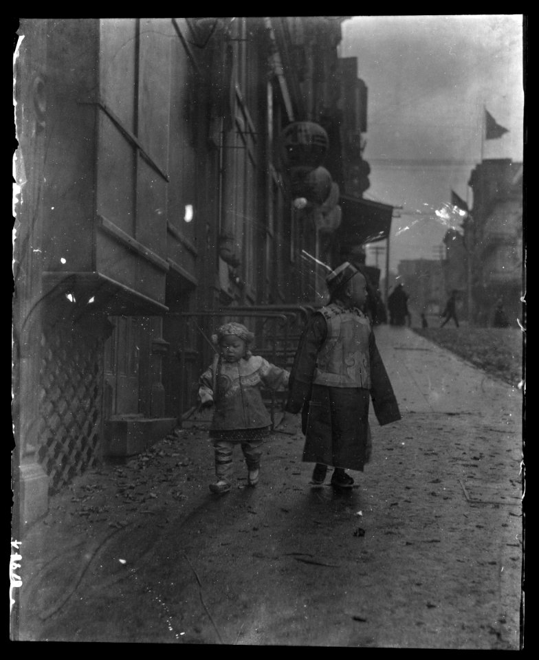 In holiday dress, Chinatown, San Francisco LOC agc.7a08976