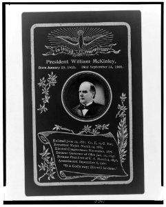 In loving remembrance, President William McKinley, born January 29, 1843, died September 14, 1901 LCCN2001699807