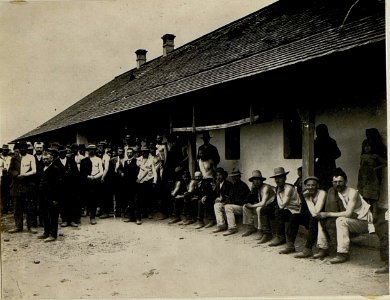Impfung der Landsturmmänner, August 1914. Kisvarda. (BildID 15522407)