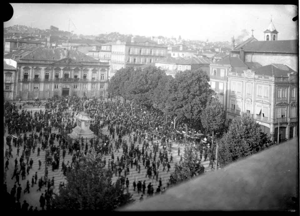 Implantação da República - praça de D. Pedro