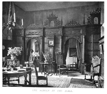 In English Homes Vol 1 Chastleton House Oxfordshire the screen in the hall 31295001575223 0264