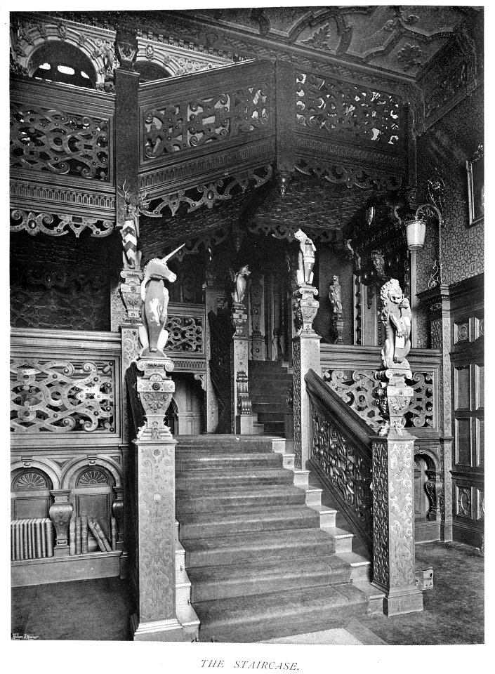 In English Homes Vol 1 Crewe Hall Cheshire the staircase 31295001575223 0413