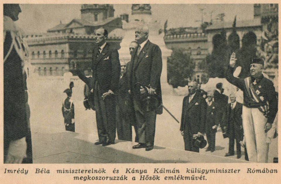 Imrédy Béla és Kánya Kálmán Rómában