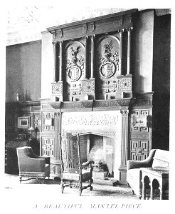 In English Homes Vol 1 Hewell Grange Worcestershire a beautiful mantel piece 31295001575223 0328