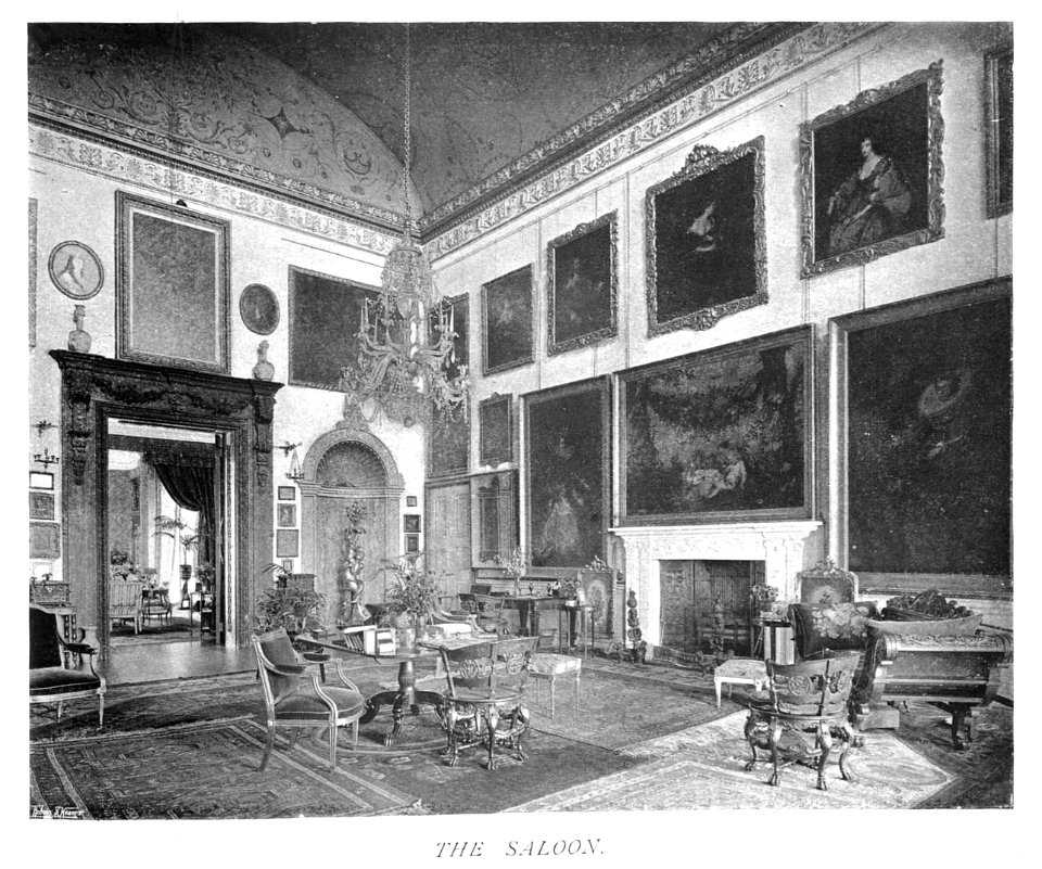 In English Homes Vol 1 Kingston Lacy Dorset the saloon 31295001575223 0355