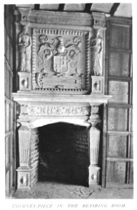 In English Homes Vol 1 Little Moreton Hall Cheshire chimney piece in the retiring room 31295001575223 0286