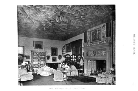 In English Homes Vol 1 Melbury House Dorset the boudoir date about 1590 31295001575223 0367