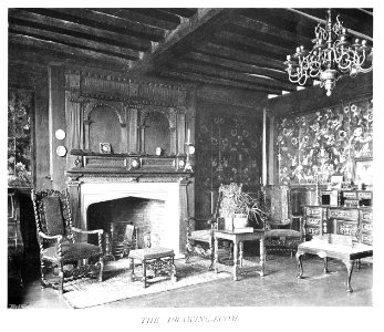 In English Homes Vol 1 Ockwells Manor Berkshire the drawing room 31295001575223 0345