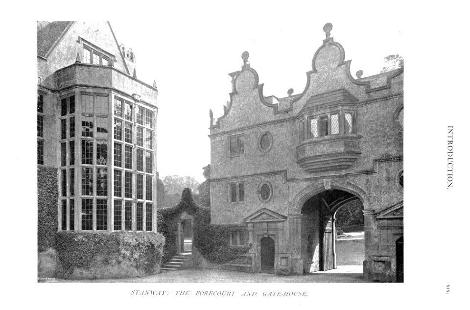 In English Homes Vol 1 Stanway the forecourt and gatehouse 31295001575223 0016