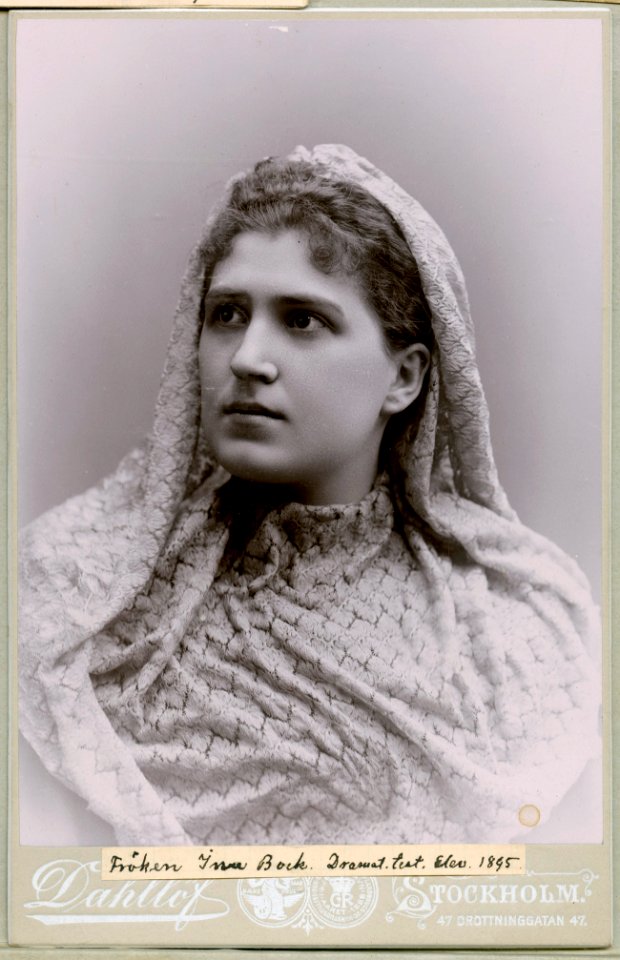 Ina Bock, porträtt - SMV - H1 184