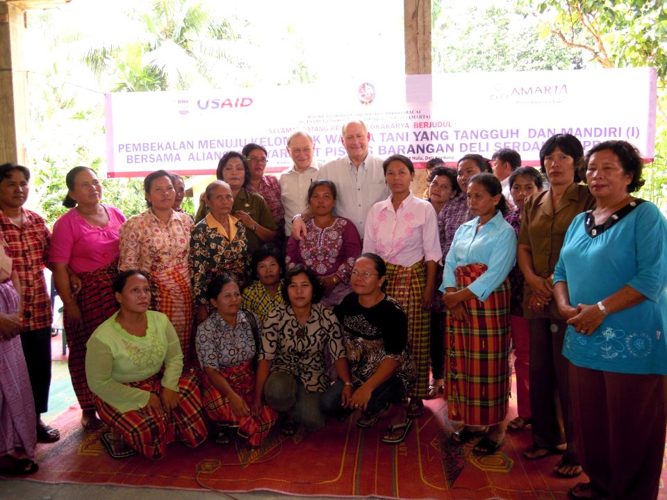 Inanuguration of 12 women banana farmer groups in Deli Serdang, North Sumatra (4702081469)