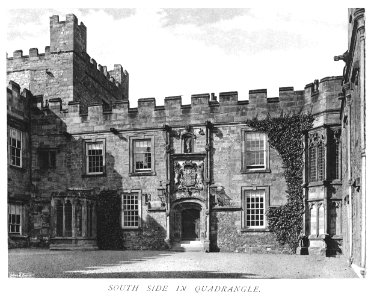 In English Homes Vol 2 Hornby Castle Yorkshire south side in quadrangle 31295007279283 0129