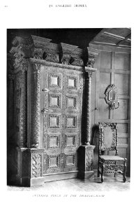 In English Homes Vol 2 Maxstoke Castle Warwickshire interior porch in the drawing room 31295007279283 0046