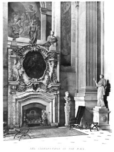 In English Homes Vol 1 Castle Howard the chimney piece in the hall 31295001575223 0256