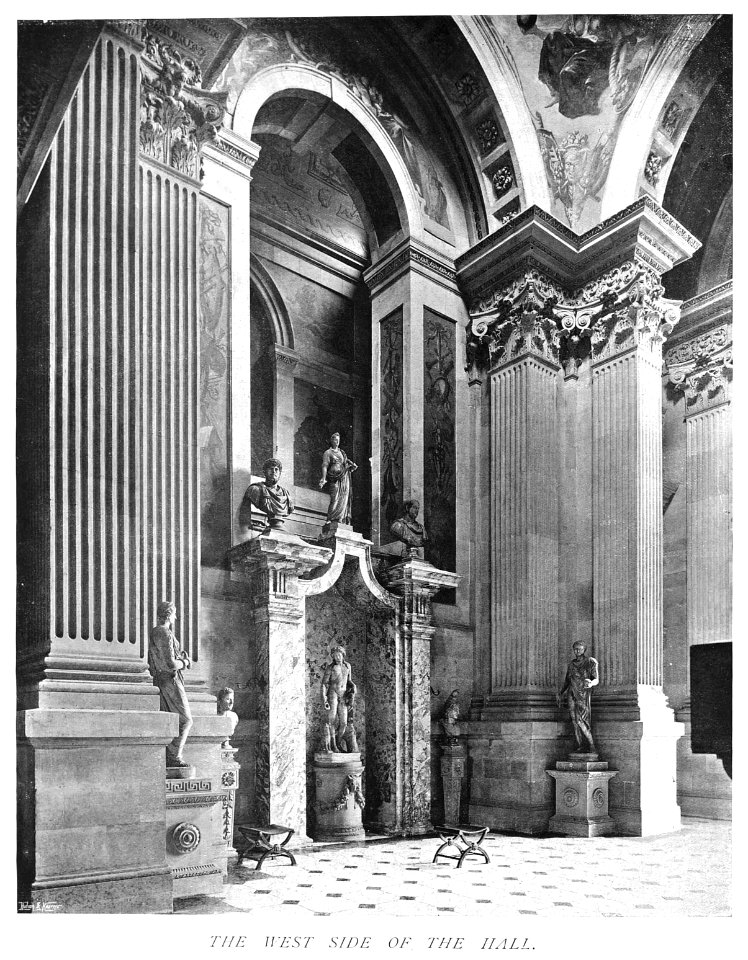 In English Homes Vol 1 Castle Howard the west side of the hall 31295001575223 0252