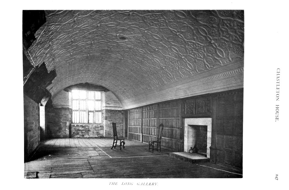 In English Homes Vol 1 Chastleton House Oxfordshire the long gallery 31295001575223 0265