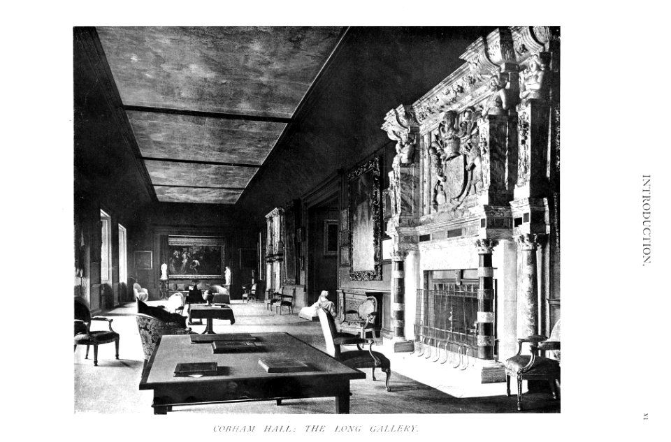 In English Homes Vol 1 Cobham Hall the long gallery 31295001575223 0008
