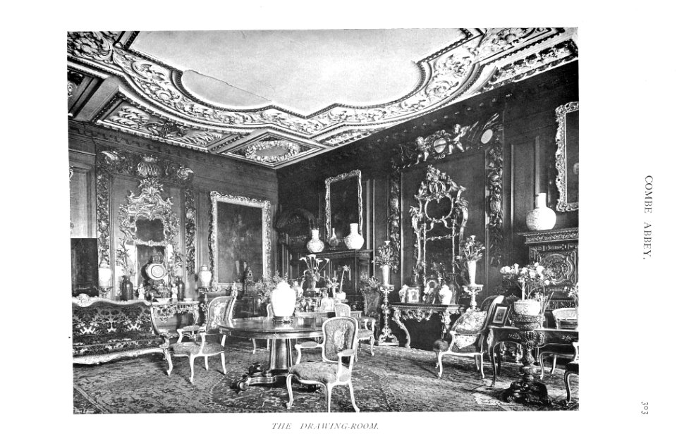 In English Homes Vol 1 Combe Abbey Warwickshire the drawing room 31295001575223 0319