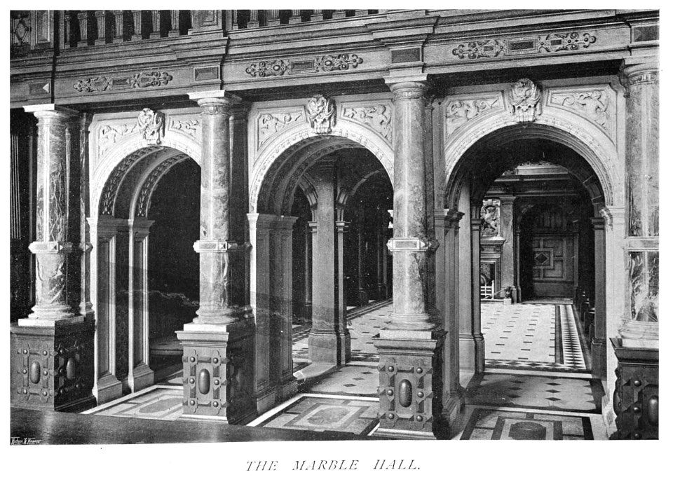 In English Homes Vol 1 Crewe Hall Cheshire the marble hall 31295001575223 0408