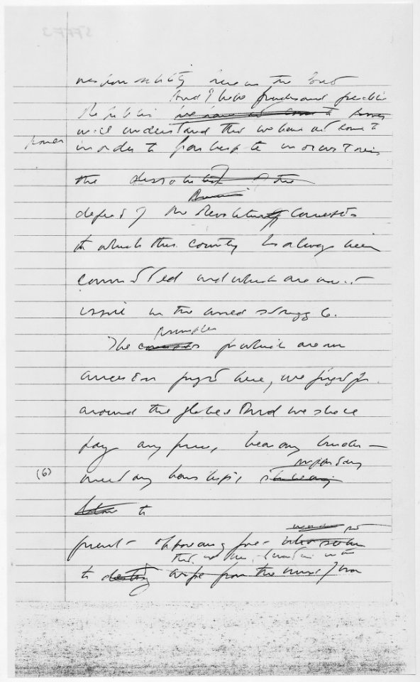 Inaugural Address, Kennedy Draft, 01-17-1961 (Page 3 of 9) (5286027046)