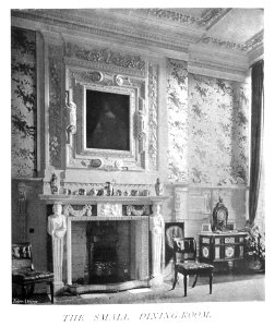 In English Homes Vol 1 Hewell Grange Worcestershire the small dining room 31295001575223 0328
