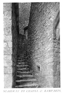 In English Homes Vol 2 St Donats Castle Glamorgan stairway to chapel and ramparts 31295007279283 0056