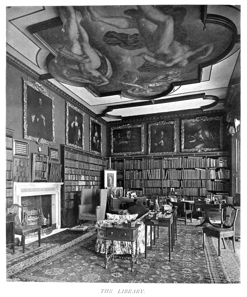 In English Homes Vol 1 Kingston Lacy Dorset the library 31295001575223 0356
