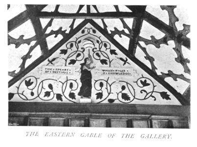 In English Homes Vol 1 Little Moreton Hall Cheshire the eastern gable of the gallery 31295001575223 0290